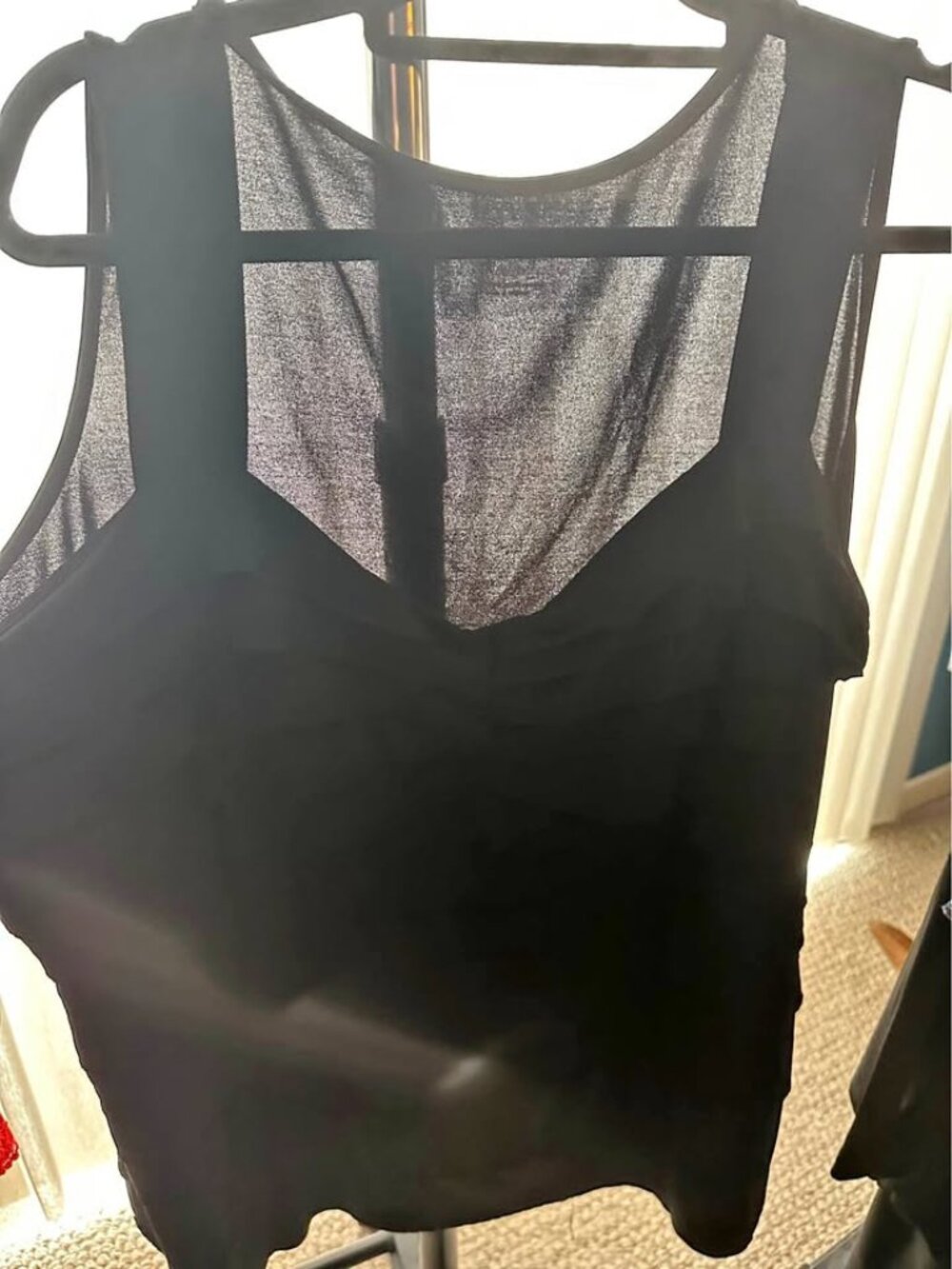 Lane Bryant Black Sheer Mesh Sleeveless Top – Size 22/24